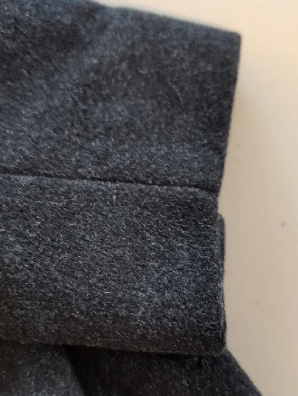Worthington Charcoal 100% Wool Single-Breasted Pea Coat Petite Small